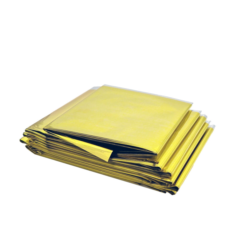 Tiga-Med rescue blanket rescue blankets set of 50 (= 50 pieces) gold/silver 210x160cm rescue foil for first aid emergency rescue services - NewNest Australia