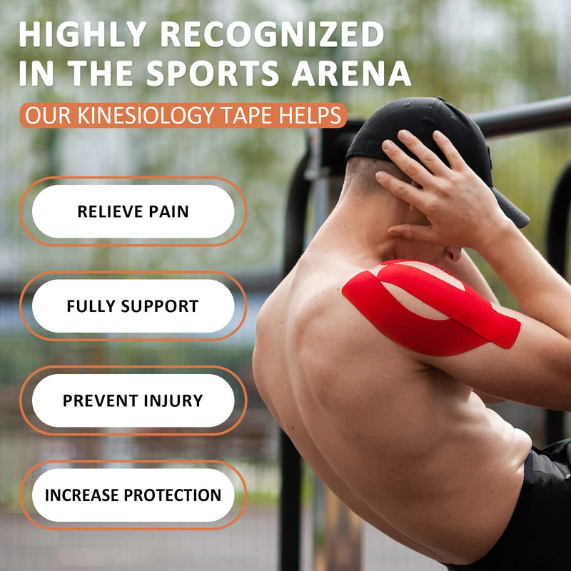 Beige Kinesiology Tape Set, Physio Tape Kinesiology 35 M Uncut Roll For Knees, Shoulders And Elbows, Muscle Bands For Training, Sports And Rehabilitation Of Injuries - NewNest Australia