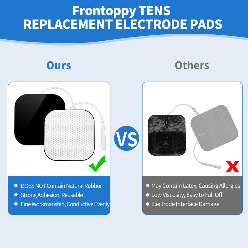Tens Electrodes Pads Self Adhesive Reusable Electrodes Pads for Tens Acupuncture Digital Therapy Machine Massager, Electrotherapy Tens Pads for Tens Machine, 4CM 20 Pcs - NewNest Australia