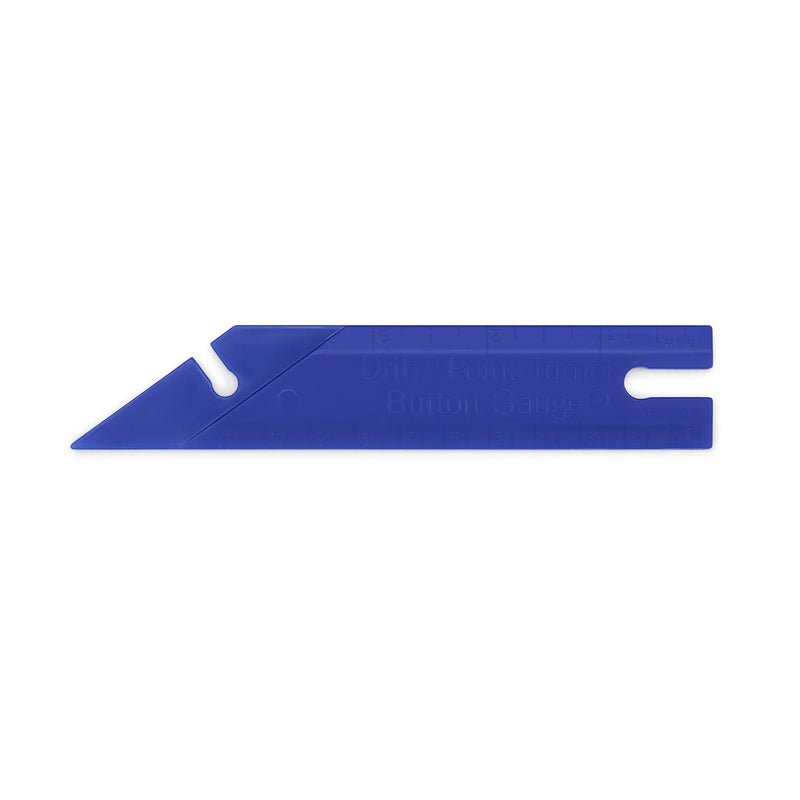 Dritz 5-1/2" Button Gauge & Point Turner, 1 Count Guage & Turner, Blue - NewNest Australia