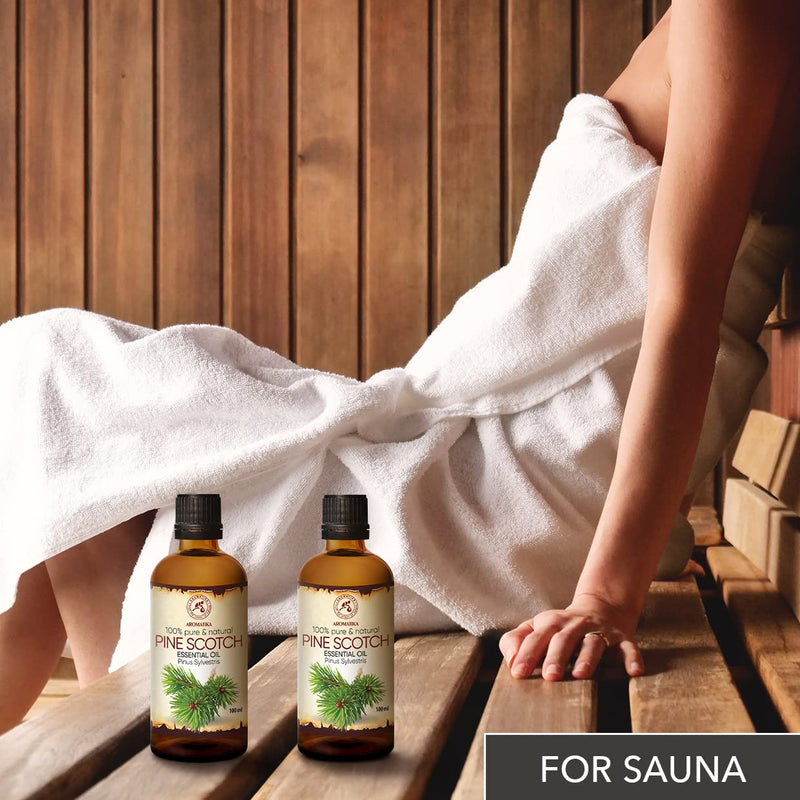 Pine Needle Oil Essential - Pine Scotch 2—Ö100Ml - Christmas Tree Scent - Pinus Sylvestris - Austria - 100% Natural - Fresh Needle Scent - Pine Oil For Sauna - Aromatherapy - Aroma Diffuser - NewNest Australia