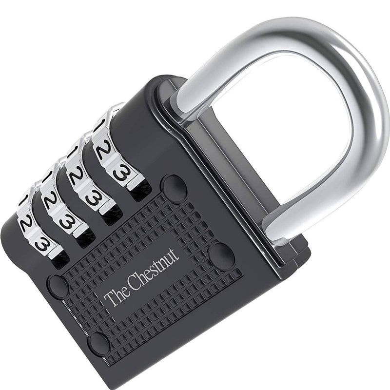 Padlocks 4 Combination - Outdoor Weatherproof Combination Padlock - Keyless Resettable Combo - for Luggage, Travel, Door, School, Gym, Sports, Toolbox, Case, Employee Lockers, Hasp 1 - NewNest Australia