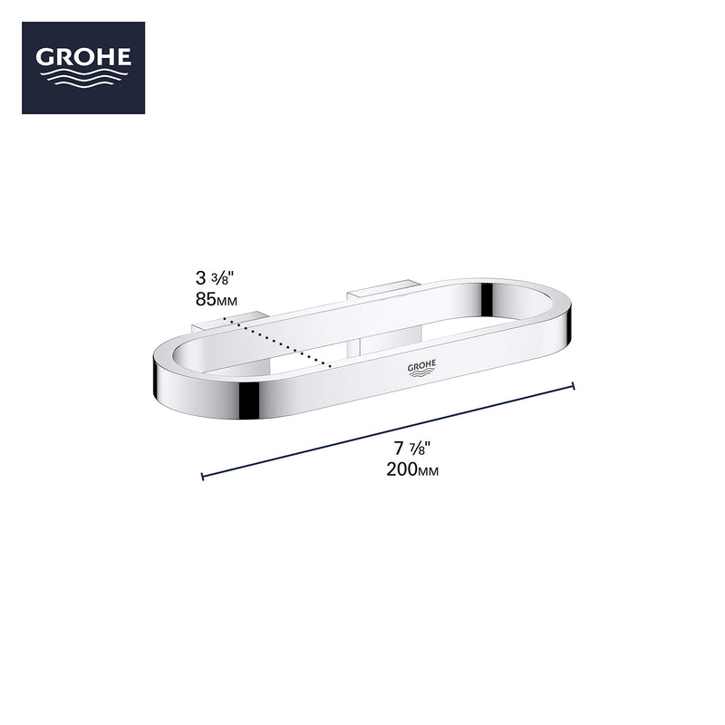 GROHE 41035000 Selection Towel Ring, Chrome - NewNest Australia