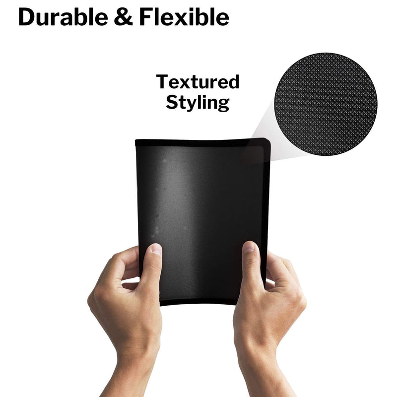Dunwell Small Picture Book for 4x6" Photos - (Black, 2 Pack), Soft Cover Photo Portfolio Binder, 4 x 6 Scrapbook for Artwork, 24 Pages Hold 48 Pictures, Art Presentation Book for Postcards or Picture Storage, Mini Photo Albums 6x4" Black - NewNest Australia