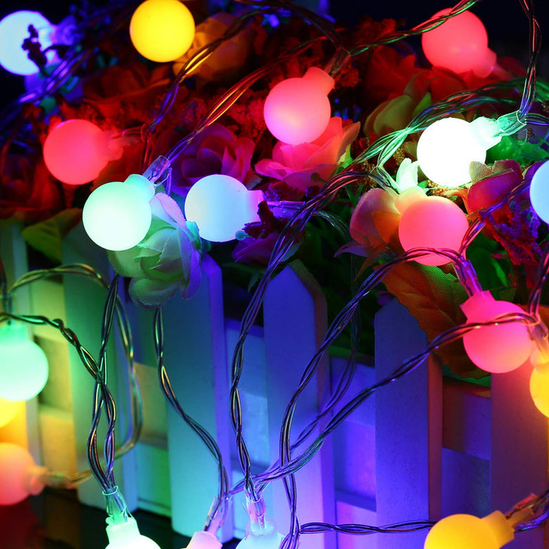 33 Feet 100 Led Mini Globe String Lights, USB Fairy String Lights Plug in, 8 Modes with Remote, Decor for Indoor Outdoor Party Wedding Christmas Tree Garden, Warm and Multi 33Ft Multi + Warm White - NewNest Australia