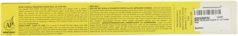 SARAL PAPER SARAL 12" x12' Graphite Transfer Paper, Gray - NewNest Australia