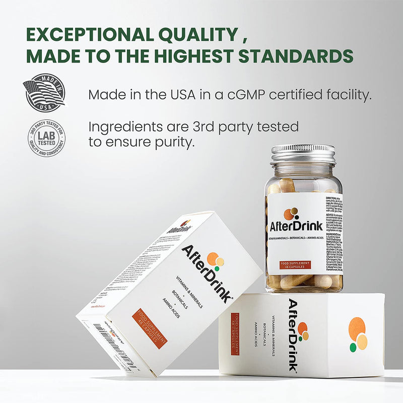 AfterDrink : Milk Thistle, Ginger & More - Made in The USA - NewNest Australia