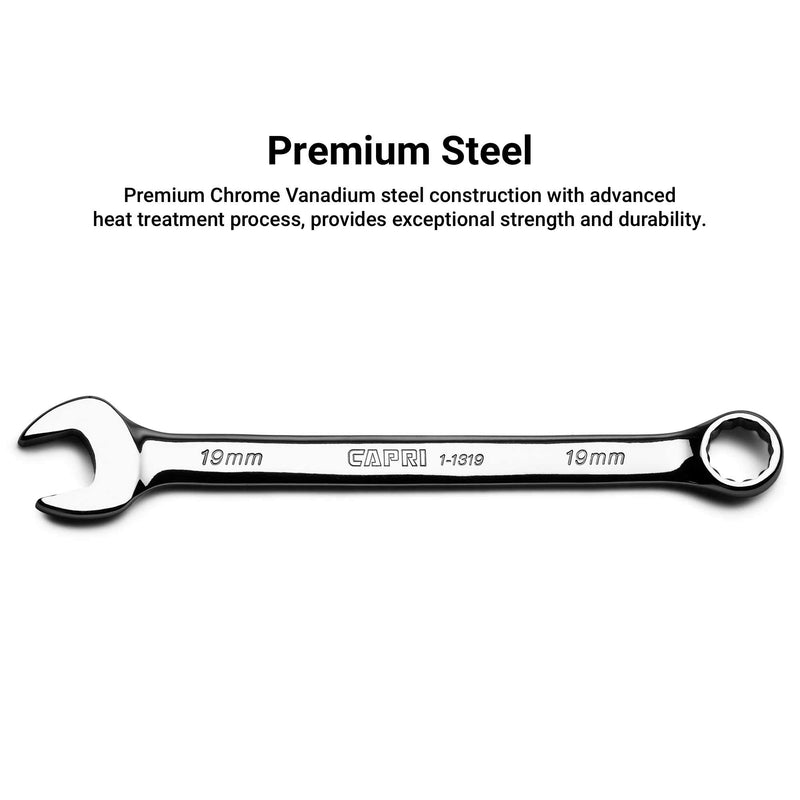 Capri Tools 15 mm Combination Wrench, 12 Point, Metric, Chrome (1-1315) - NewNest Australia