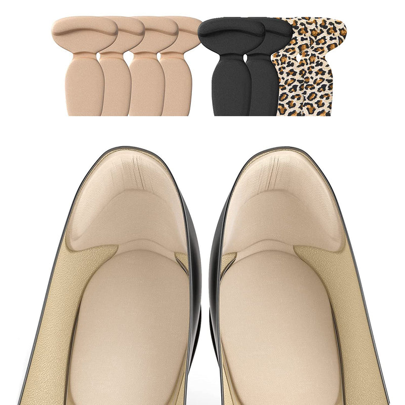 6 Pairs Heel Grips Metatarsal Pads - Shoe Insoles Gel Heel Pads for Ladies Shoes Too Big, Heel Shoe Grip Liner Self Heel Inserts Cushion Pads Stickers Foot Care Protector - Back of Heel Protector - NewNest Australia