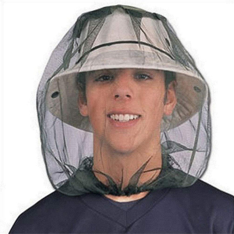 Healifty 3 x Head Net Mosquito Net for Men Women Face Net Safari Hiking Outdoor Fishing Camping Long Net Protection from Insects Beetles Bees - NewNest Australia