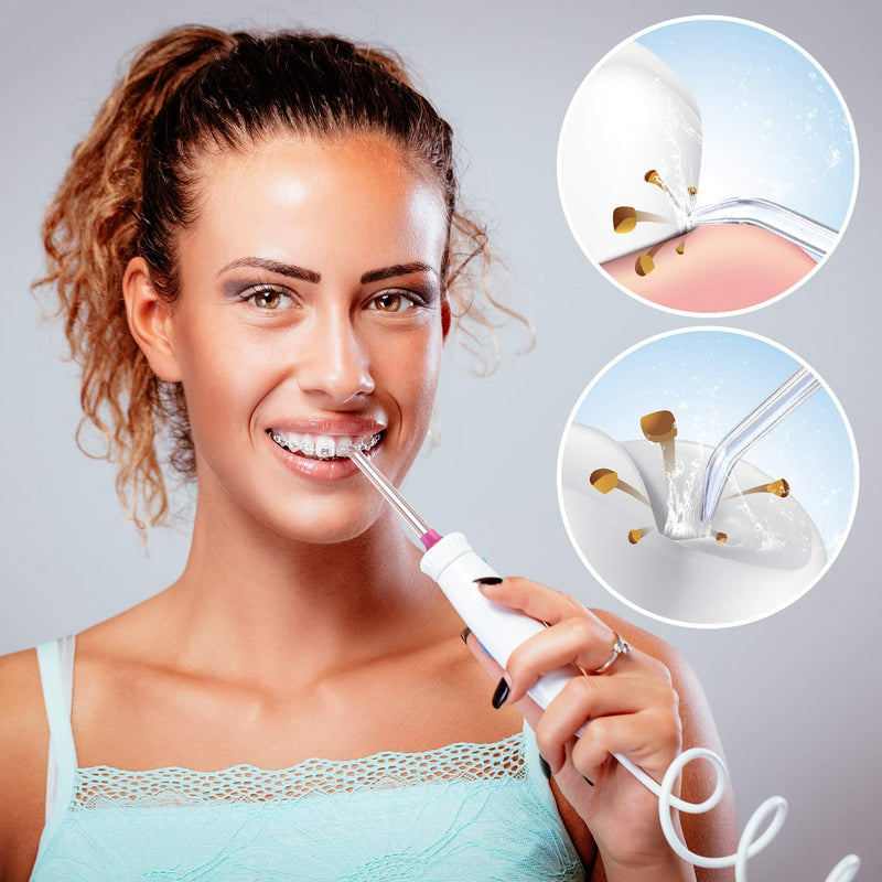 Replacement Classic Jet Tips Dental Water Jet Nozzle Accessories for Wasserpik Water Flossers (Like WP-100) and Other Oral Irrigators (6 Pieces) 6 Pieces - NewNest Australia