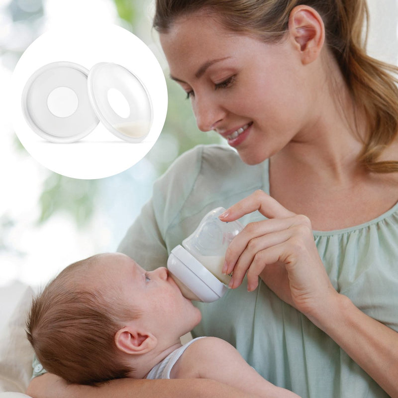 Breast Shells Milk Saver for Breastfeeding, 4 Pack BPA Free Breast Shield Nursing Cups Protect Sore Nipples Breast Milk Collection Shells - NewNest Australia