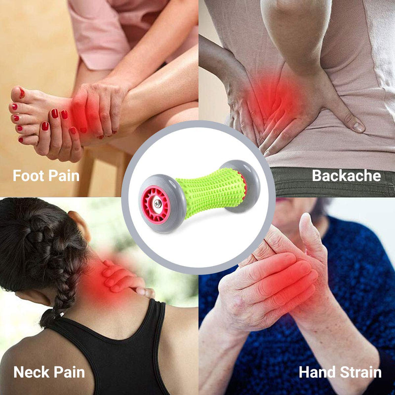 ROMIX Foot Massage Roller, Deep Tissue Trigger Point Muscle Roller Stick to Relieve Pain and Stress Plantar Fasciitis Recovery Therapy Tool Foot Massager for Tight Muscles, Feet, Hands, Arms, Legs - NewNest Australia