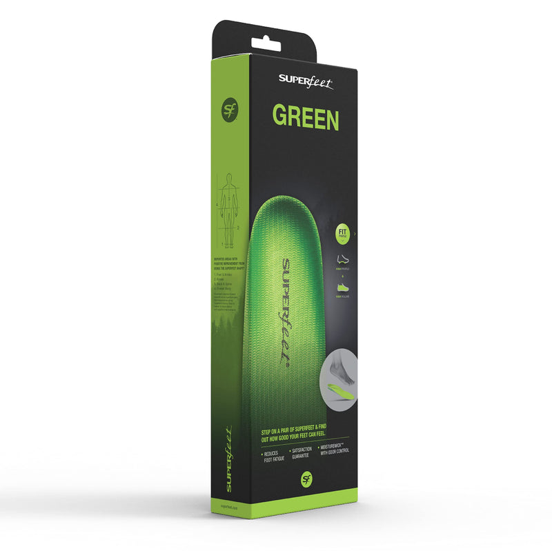 Superfeet Green Professional-Grade High Arch Orthotic Shoe Inserts for Maximum Support Insole, 2.5-4 Men / 4.5-6 Women 2.5-5 Men / 4.5-6 Women - NewNest Australia