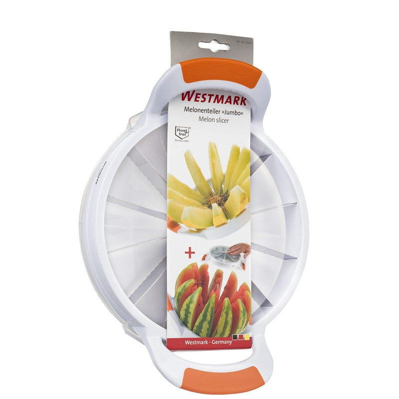 NewNest Australia - Westmark 12 perfect slices Large Stainless Steel Melon Slicer, Jumbo, White 