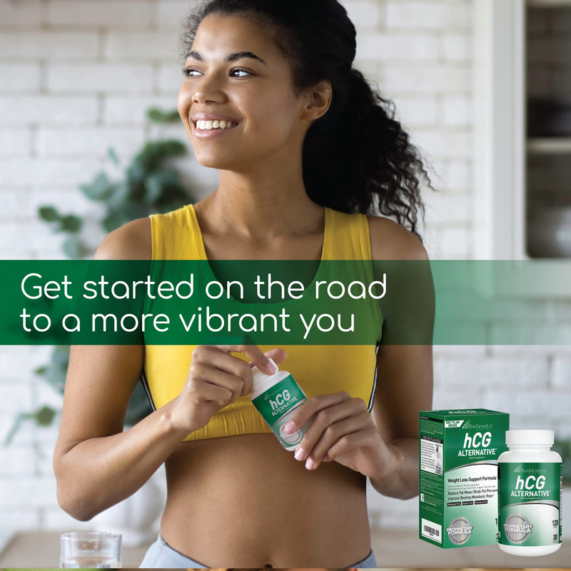 BioGenetic Laboratories hCG Weight Loss Pills and Fat Burner For Men and Women - Boosts Metabolism Supports Healthy Diets - Alternative Formula - 30 Day Supply (120 Capsules per Bottle) - NewNest Australia