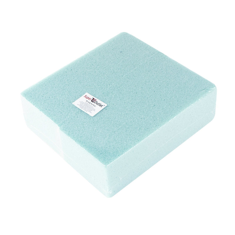 Standard Floral Dry Polystyrene Blocks Bricks Green Arts & Crafts Base Lightweight Heavy Duty for Artificial Floral Dried Arrangements Decorations (2 Pack, 7.75" x 3.5") by Super Z Outlet 2 Pack - NewNest Australia