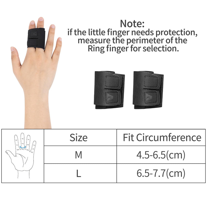Finger Protection Sports Finger Support Pack Of 2 Finger Stabilizer With Adjustable Attachment Strap For Sports Injuries Arthritis Pain Finger Bandage Soft Finger Splint Neoprene Finger Support - NewNest Australia