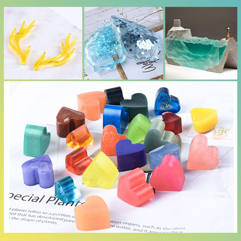 LET'S RESIN Epoxy Resin Dye,15 Color Translucent Epoxy Resin Pigment,Non-Toxic Concentrated Epoxy Resin Paint Each 0.35oz,Liquid Resin Colorant for Resin Coloring,Epoxy Resin,Resin Molds - NewNest Australia