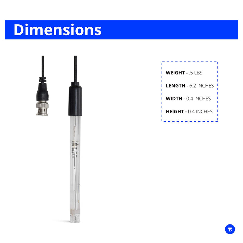 Bluelab PROBPH pH Probe, Replacement Probe with BNC Fitting, Easy Calibration - NewNest Australia