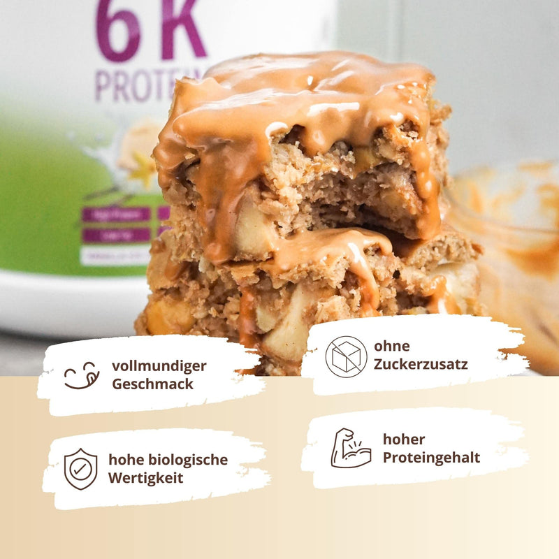 Nutri + Protein Vanilla 1 kg - 80% protein - protein powder - 6-component protein powder - powder without lactose + sugar - protein shake made in Germany - 1000 g Vanilla Powder 1 kg (pack of 1) - NewNest Australia