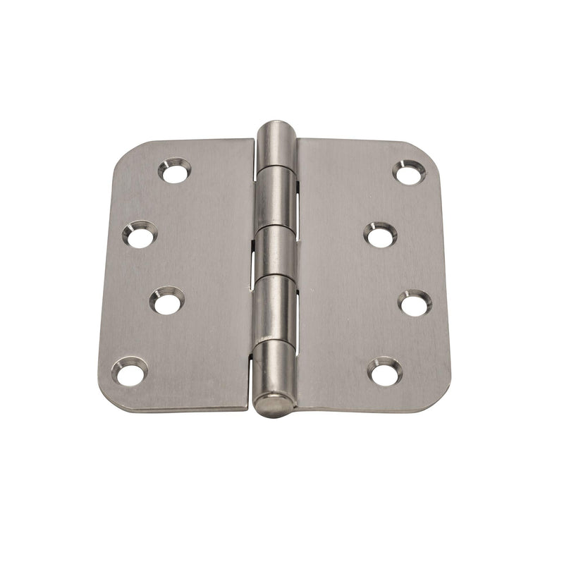 Hinge Outlet Stainless Steel Door Hinges - 4 Inch with 5/8 Inch Radius - Non-Removable Pin - 2 Pack - NewNest Australia