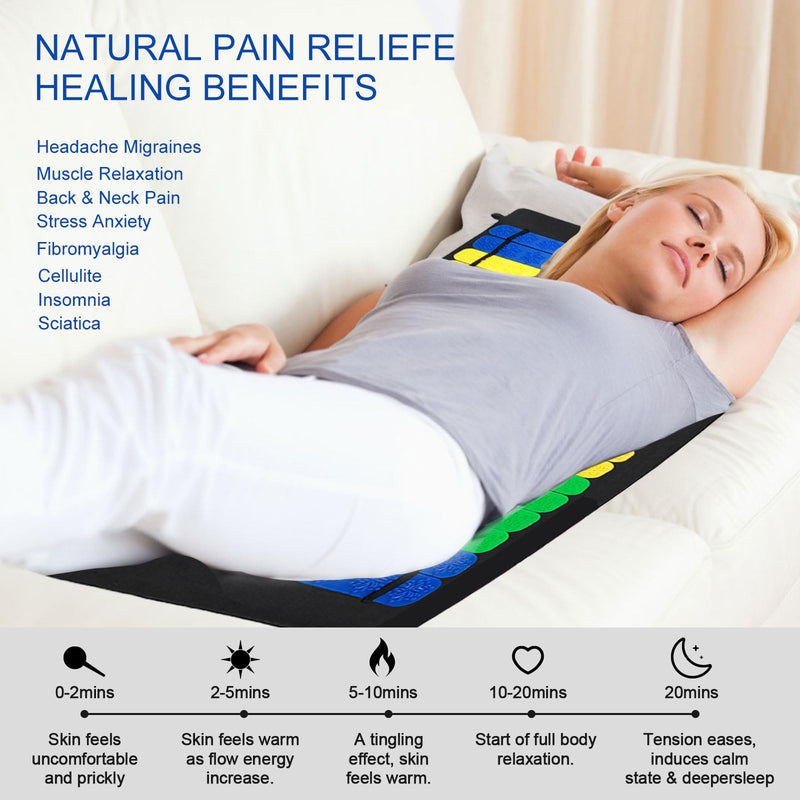 Acupressure Mat With Cushion, Acupressure Set Acupressure Mat With Cushion For Soothing Relaxation And Massage, Acupressure Mat, Massage Mat, Acupressure Mat - NewNest Australia