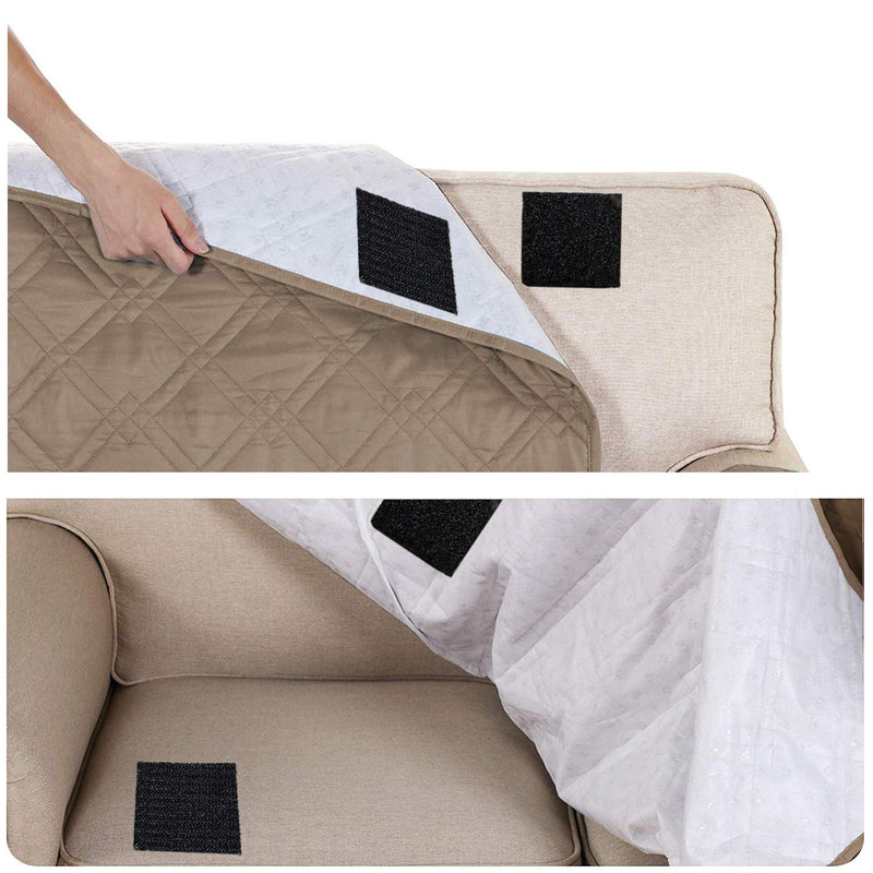 11CM (4.3 Inch) Wide 2 M Long Premium Hook and Loop Tape with Adhesive Nylon Fabric Fastener for Couch Cushions, Guitar Pedal, Cable Management and Crafts Projects - NewNest Australia