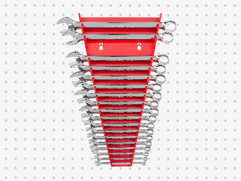 TEKTON 19-Tool Wrench Organizer Rack (Red) | ORG29219 Red - NewNest Australia