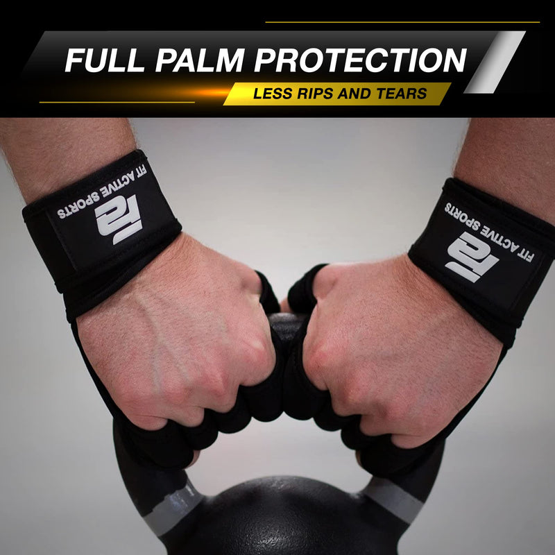 New Ventilated Weight Lifting Workout Gloves with Built-in Wrist Wraps for Men and Women - Great for Gym Fitness, Cross Training, Hand Support & Weightlifting. Small - NewNest Australia