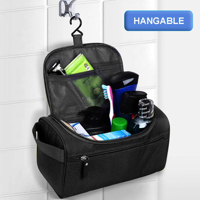 Wash Bag Mens,AOBETAK Large Hanging Waterproof Toiletry Bag with Mesh and Zip Compartment,Overnight Gym Shaving Travel toiletries Set kit for Men Women Ladies Gents Girls - NewNest Australia
