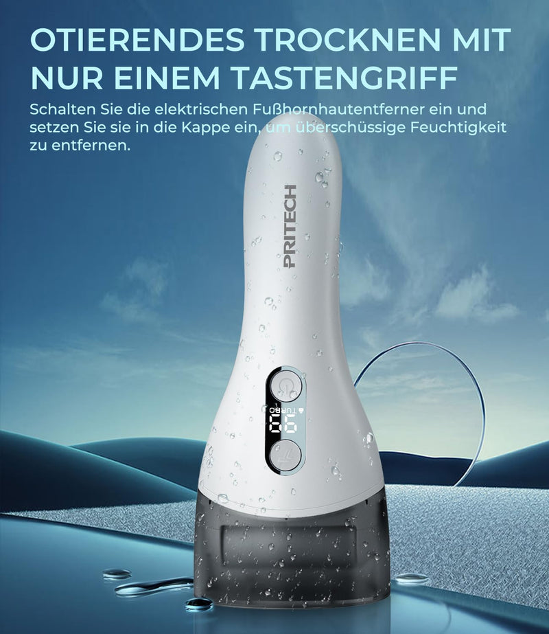 PRITECH Electric Callus Remover Foot Care Callus Removal Rechargeable Pedicure Callus File Callus Remover (Plus) Plus - NewNest Australia