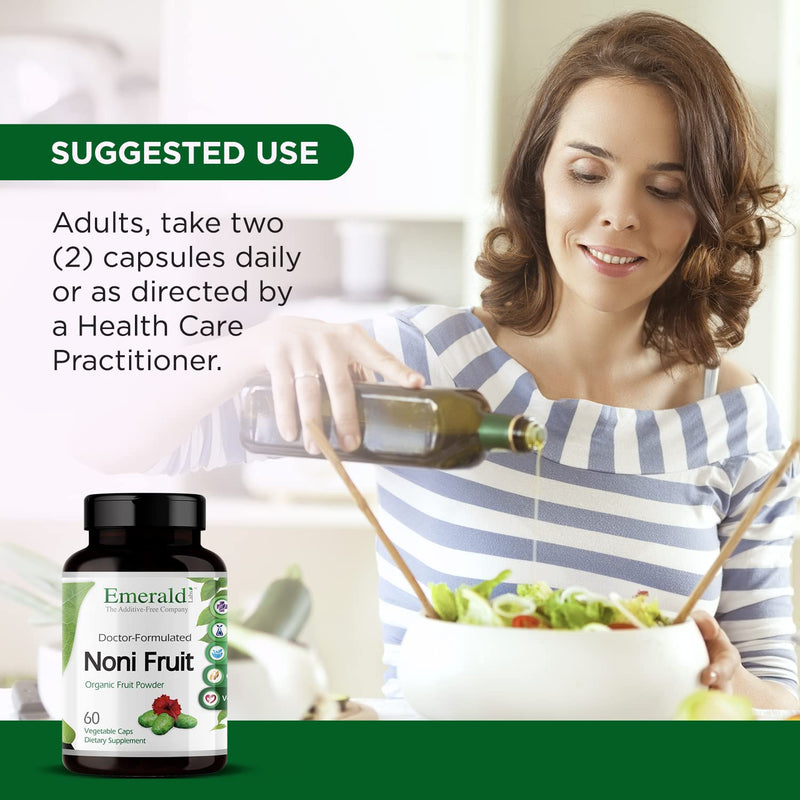 Emerald Labs Noni Fruit to Support Immune Health - 60 Vegetable Capsules - NewNest Australia