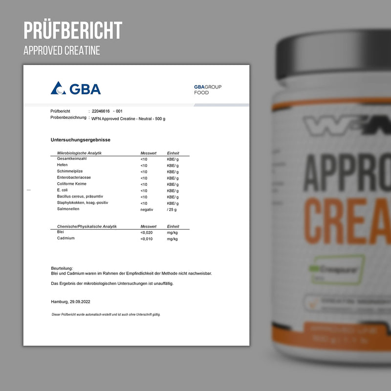 Wfn Approved Creatine - Creapure - Creatine Monohydrate Powder - 500 G Tin - Pure Creatine Powder - Vegan - Neutral & No Additives - 166 Servings - Made In Germany - Externally Laboratory Tested - NewNest Australia