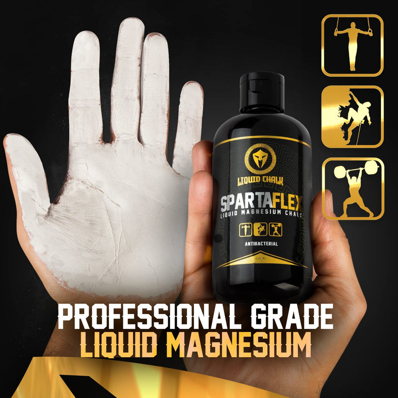 SpartaFlex 8.5 Oz Pro Liquid Chalk for Weightlifting Chalk, Rock Climbing, Gymnastics, Lifting Chalk, Hand Chalk for Weight Lifting, Gym Chalk for Powerlifting, Liquid Grip Liquid Chalk Climbing - NewNest Australia