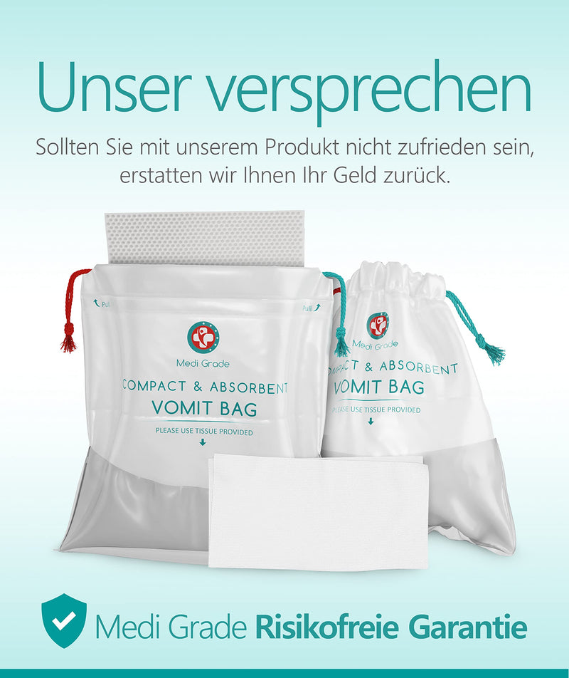 Poop Bags [Pack Of 22] - Leak-Proof And Absorbent Breaking Bags By Medi Grade - Burp Bag - Zero Odor Thanks To Gel Technology - 750 Ml Capacity - Crushing Bag Sealable - NewNest Australia