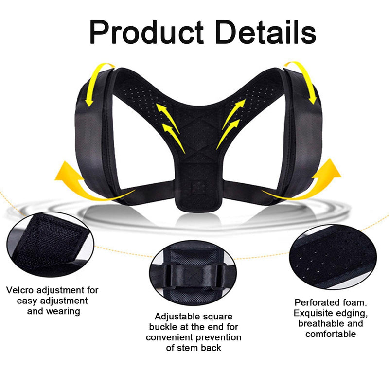 Awavm Back Straightener, Posture Correction Back Men Women Back Support Belt, Correction Of The Back, Comfortable Back Strap For Prevention Of Pain In Women And Correct Posture - NewNest Australia