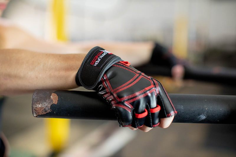 Work Out Gloves for Weight Lifting - Top Men and Womens Weightlifting Gym Glove for Barbell Exercise Workouts - Extra Soft Protective Grips for Comfortable Workout Grip with Lock In Wrist Wrap Medium - NewNest Australia