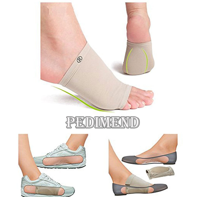 4PCS of Arch Support Inserts by PEDIMEND™ | Relief from Plantar Fasciitis/Peroneal and Tibial Tendinitis/Overpronation/Heel Spurs/Heel Neuromas/Cuboid Syndrome & Flat Achy Feet | Foot Care - NewNest Australia