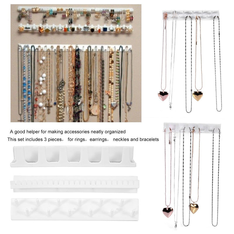 Jewelry Organizer Holder, Necklace Earring Bracelet Organizer Cosmetic Beauty Vanity Display Storage Box - NewNest Australia