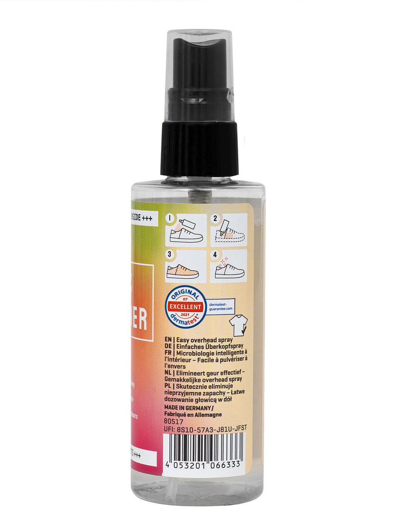 Bama Magic Freshener double pack, biodegradable shoe and textile deodorant, long-lasting effect, dermatologically tested, pH neutral, 2x100 ml transparent 100.00 ml (pack of 2) - NewNest Australia