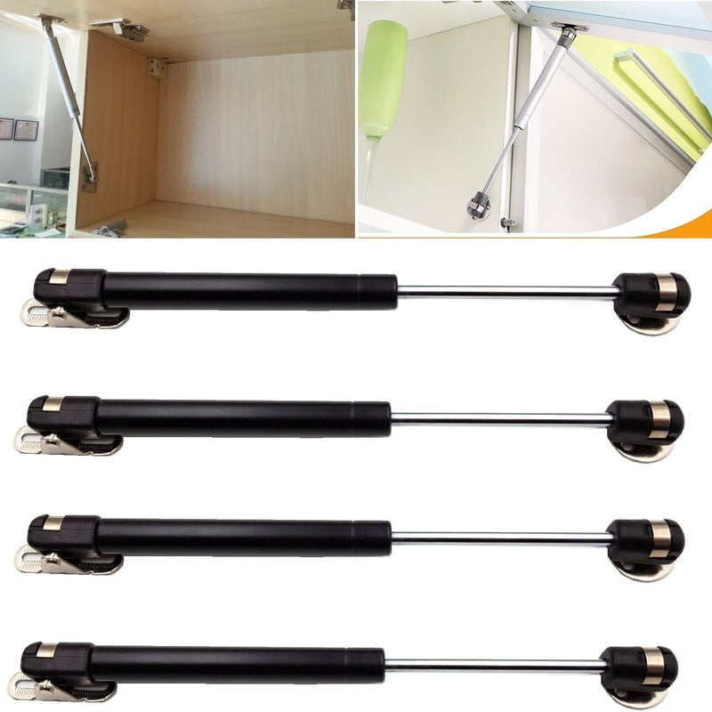 DerBlue 4 Pcs 100N/22.5lb Gas Strut Lift Support Cabinet Door Lift Pneumatic Support Black - NewNest Australia