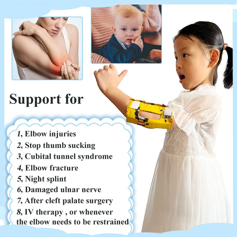 Prevent Scratching Face, Thumb Sucking Habit, Pull Iv Pipes, Elbow Immobiliser Rail Arm Retention Film For Babies, Children, Prevent Hand-To-Face Habits (Small) - NewNest Australia