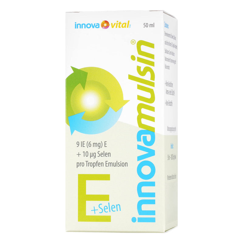innova Mulsin Vitamin E, Selenium, Emulsion - active cell protection for beautiful skin | Premium quality with selenium | Germany - NewNest Australia