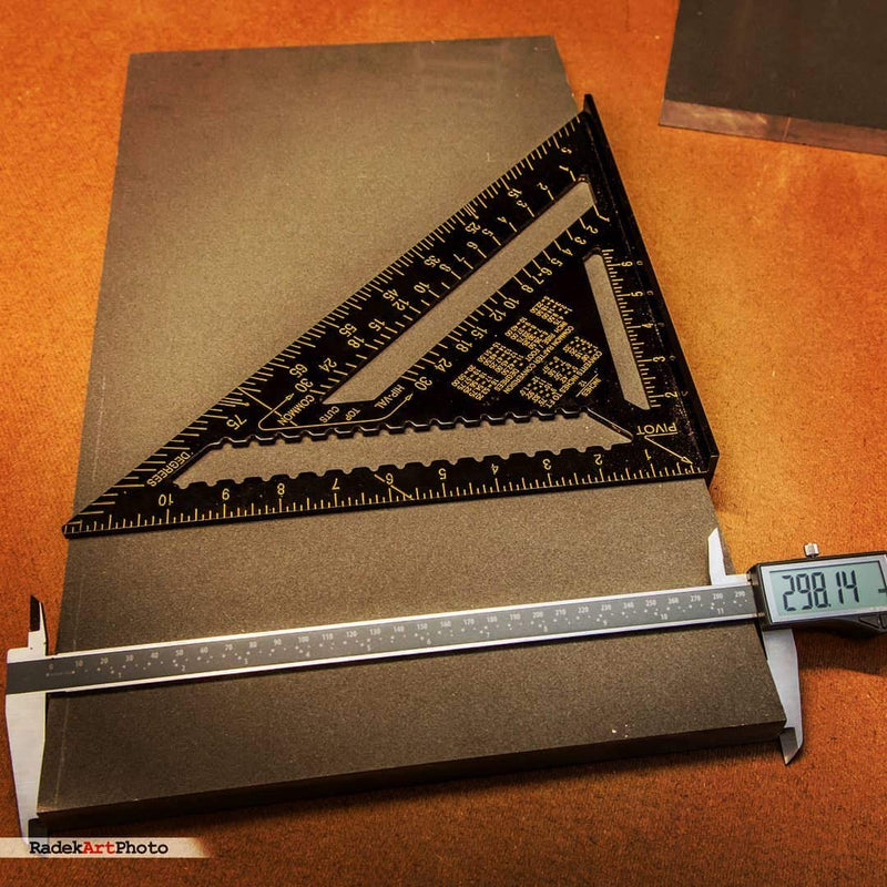 VINCA ARLS-12 Aluminum Rafter Carpenter Triangle Square 12 inch Measuring Layout Tool - NewNest Australia