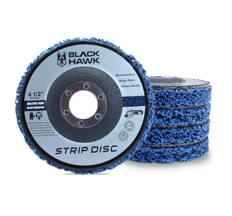 BHA Easy Strip Discs Clean and Remove Paint, Rust and Oxidation 4-1/2” x 7/8” - 5 Pack 4-1/2” x 7/8” - NewNest Australia