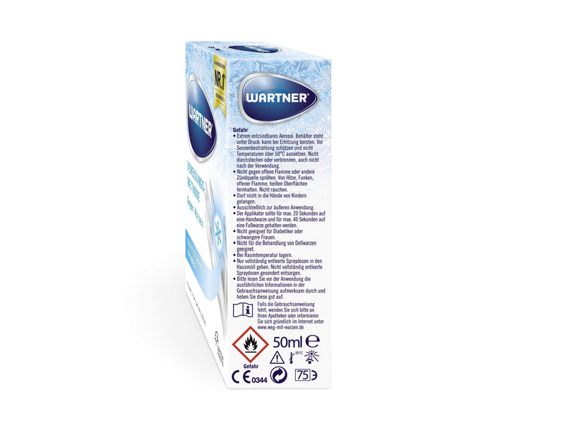 WARTNER wart icing - spray for the treatment of warts - wart cryotherapy for self-treatment for children and adults - pack of 1, 1 x 50 ml - NewNest Australia