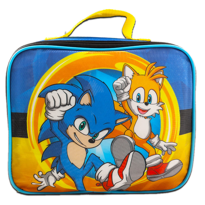 Sonic the Hedgehog School Supplies Bundle Sonic Bags for Kids - 5 Pc Sonic Backpack with Sonic Lunch Box, Water Bottle, Stickers, and More (Sonic Gifts) - NewNest Australia