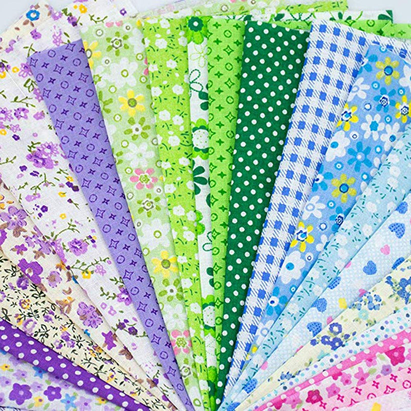 150Pcs 4" x 4" (10cm x 10cm) Cotton Craft Fabric Bundle Squares,Squares Sheets Patchwork,Pre-Cut Quilt Squares,DIY Sewing Quarters Bundle,Quilting Fabric Bundles 150Pcs - NewNest Australia
