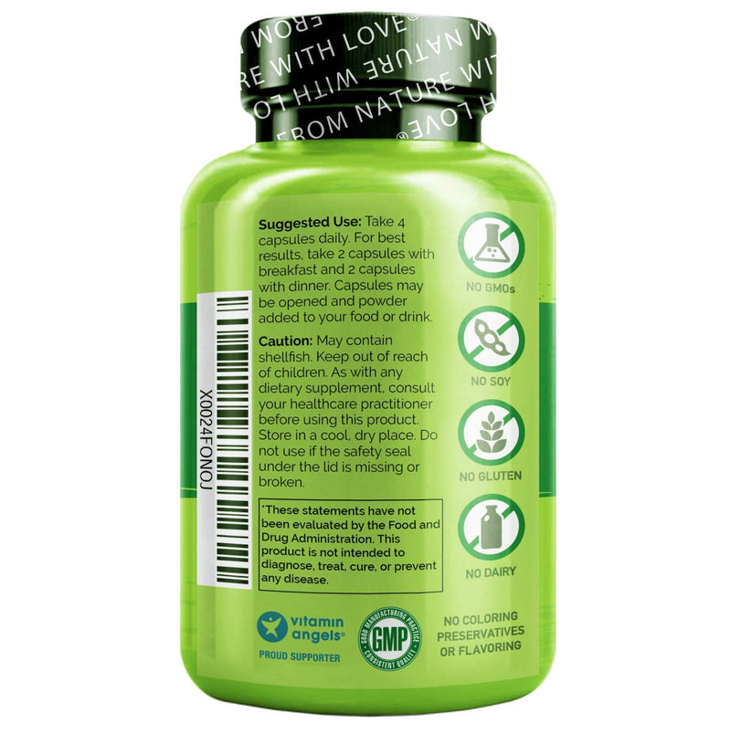NATURELO Glucosamine Chondroitin MSM with Boswellia and Vitamin C - Supplement for Joint Comfort, Mobility, and Strength - 120 Capsules - NewNest Australia